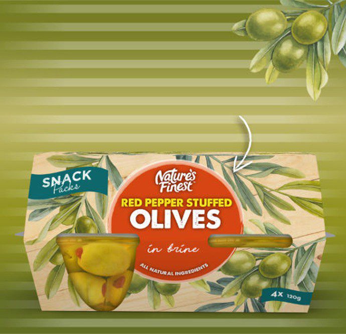 Olive pots for savory snacking.