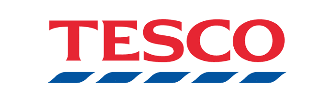 Tesco logo.