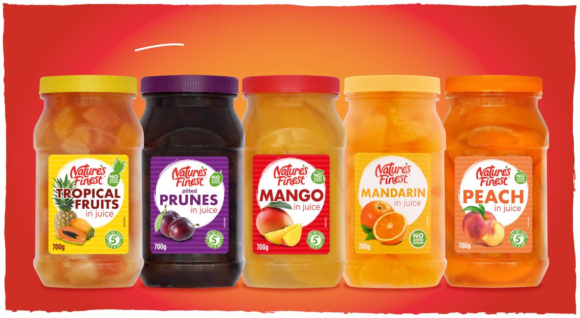 Family size fruit pots.