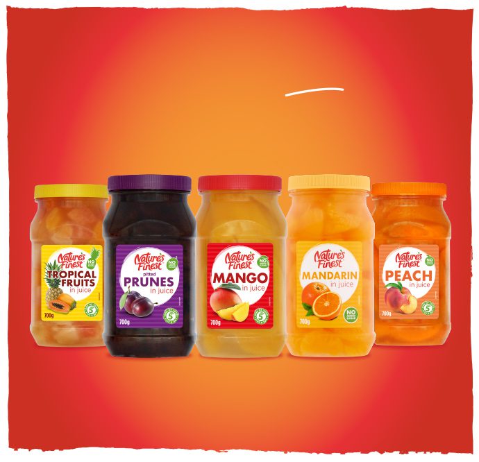 Family size fruit pots.