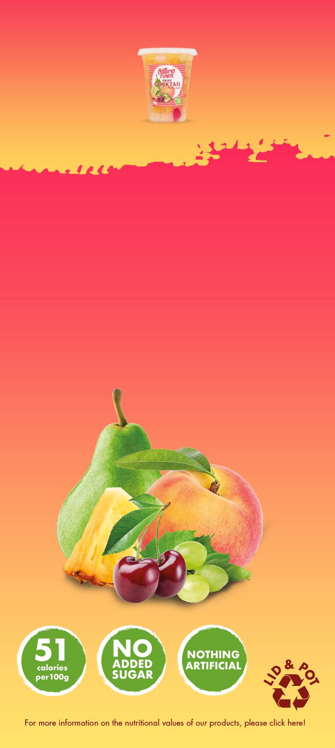 Products - fruit cocktail.