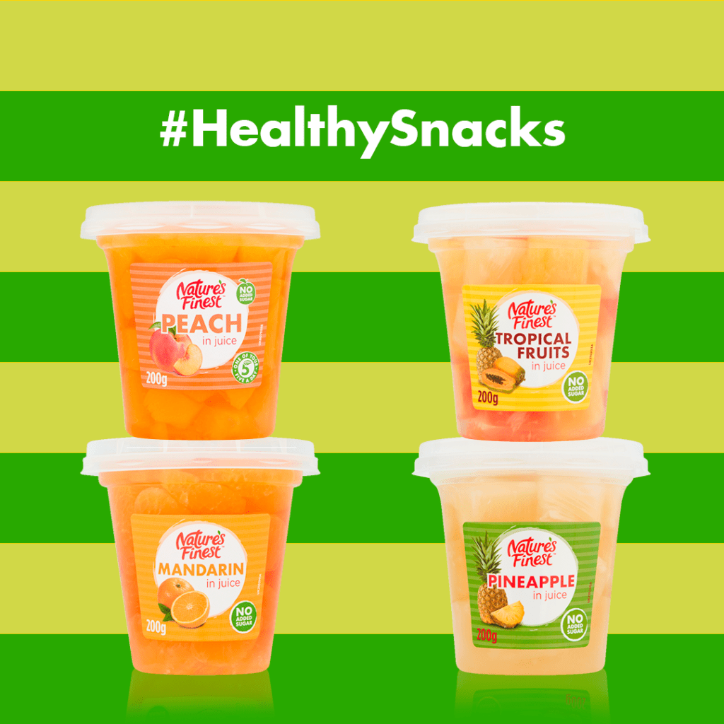Healthy Snacks Fruit Pots