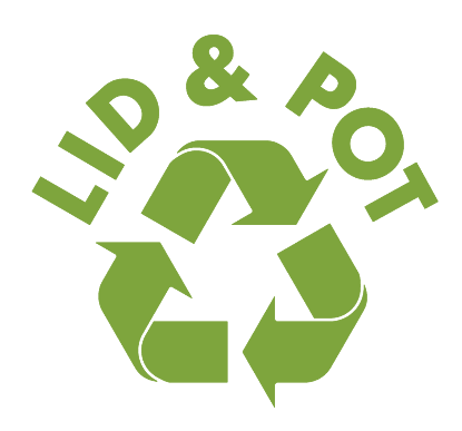 RECYCLE-LOGO-LID-POT