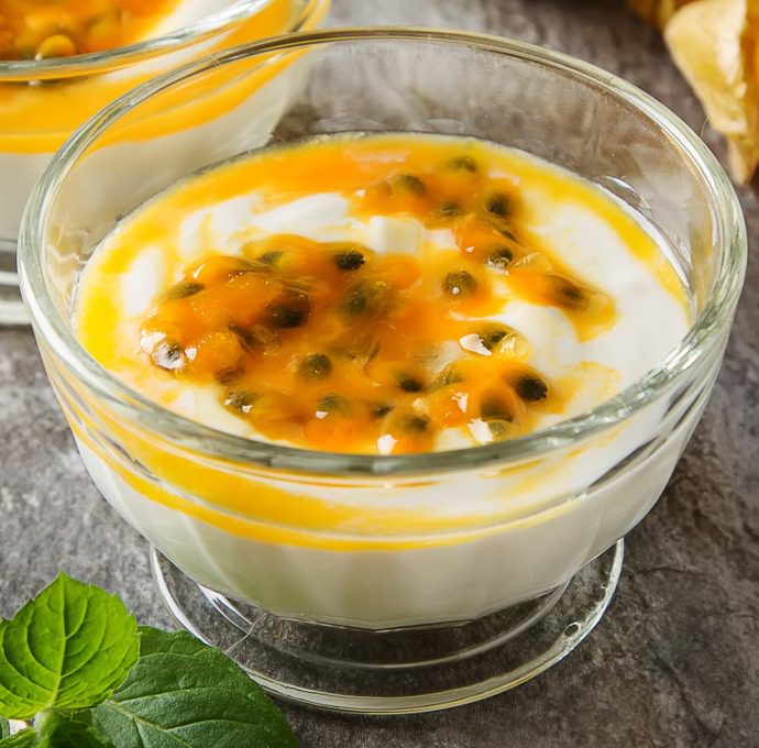 Mango and passion fruit mousse recipe