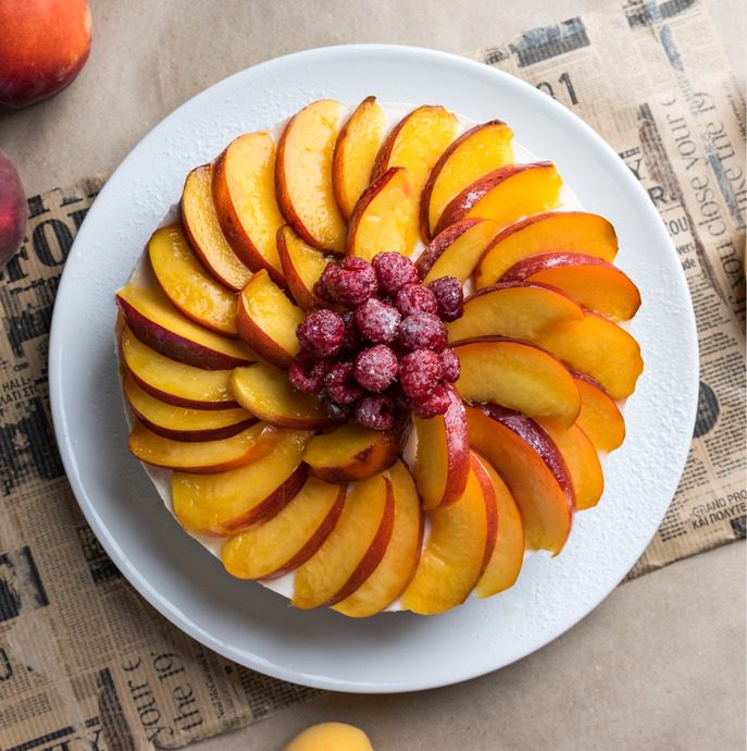 Peach Melba Cheesecake Recipe