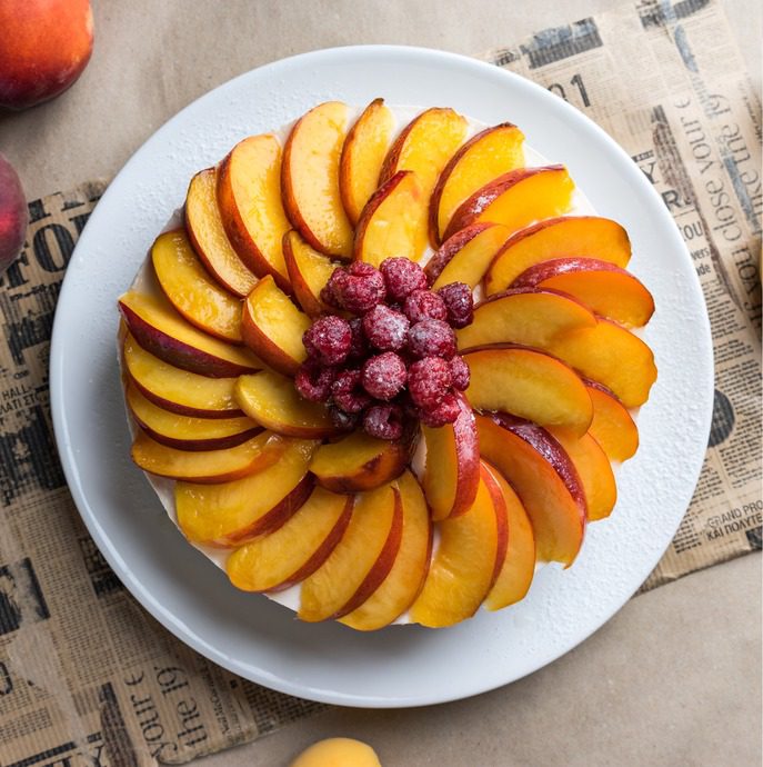 Peach Melba Cheesecake Recipe Peach Melba Cheesecake Recipe