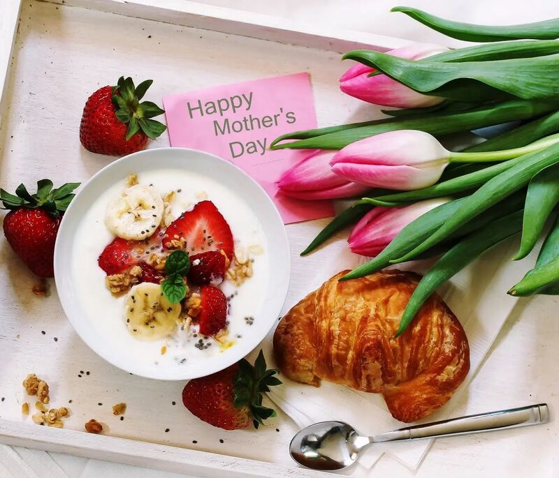 breakfast Mother's Day Fruity breakfast