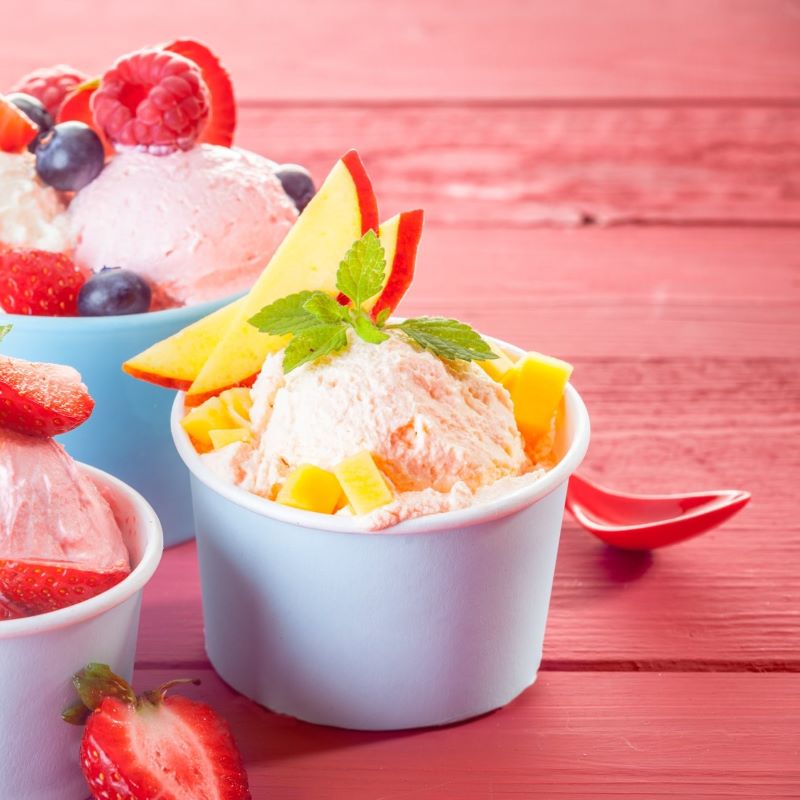 Healthy ice cream