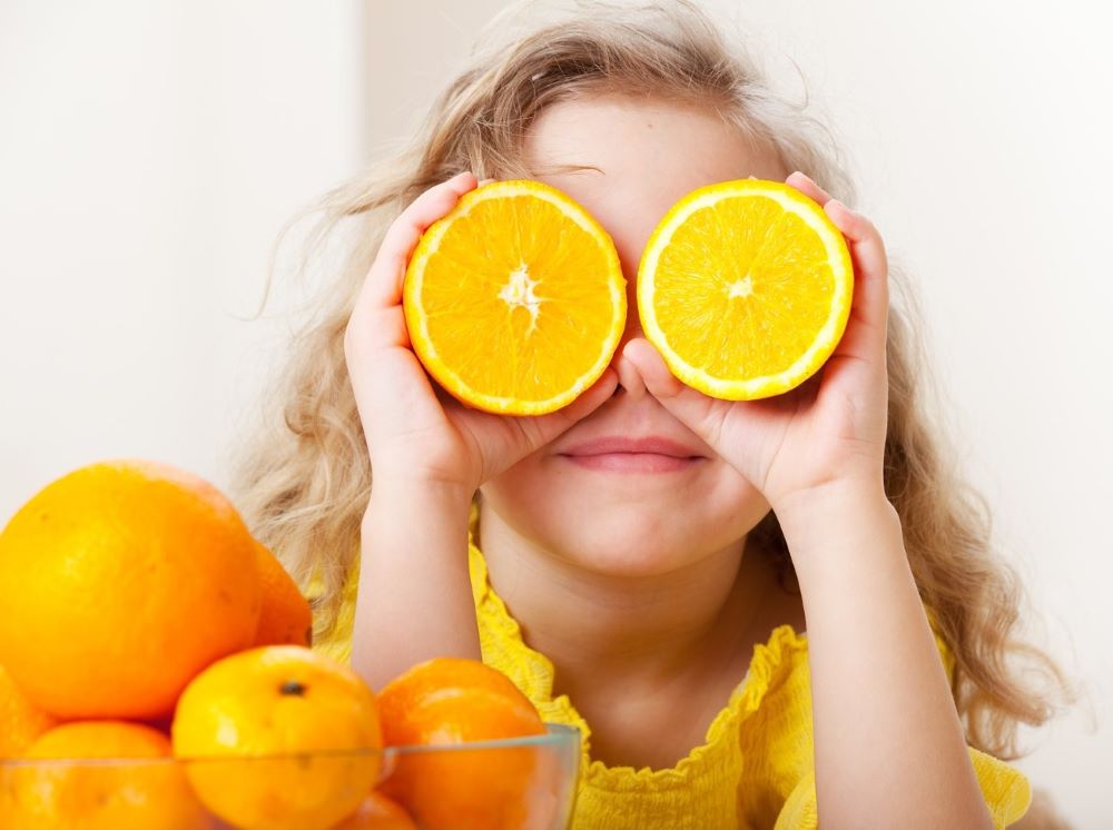 mystery fruit - orange tasting