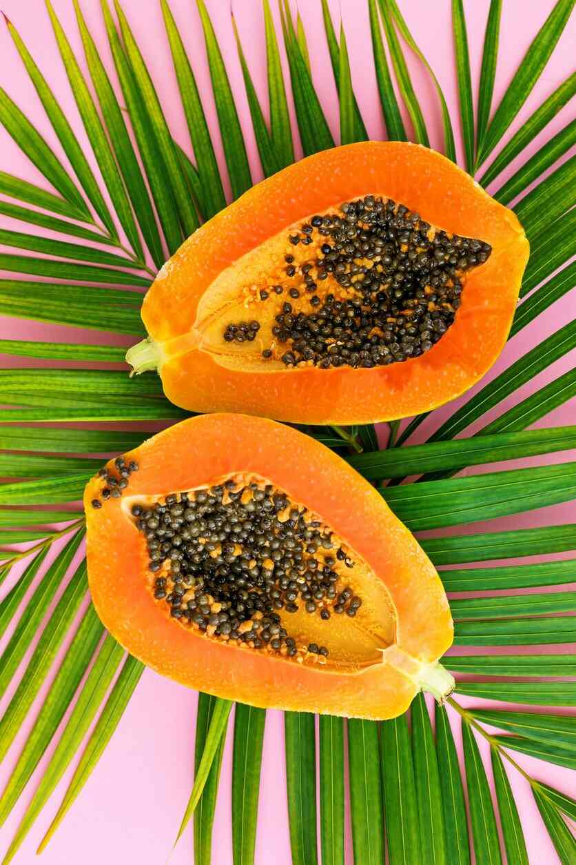 Papaya fruit pot