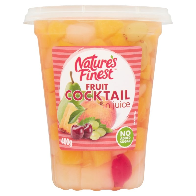 Fruit Trifle With Fruit Cocktail in Juice